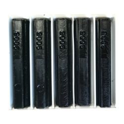 5 bâtons de cire malléable 8 cm noir RAL 9005 Konig