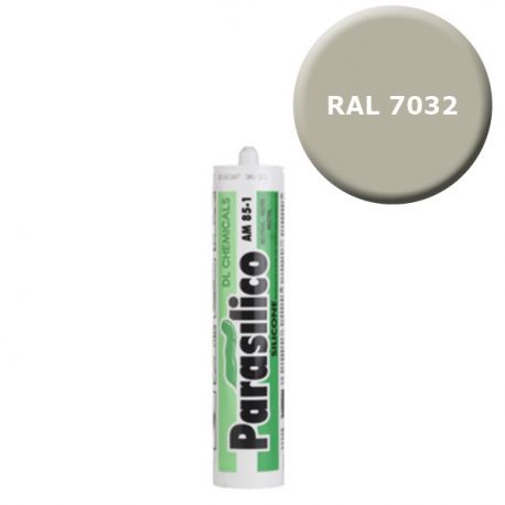 Mastic silicone RAL 7032 gris silex Parasilico AM 85-1