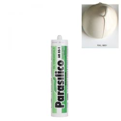 Mastic silicone RAL 9001 blanc Parasilico AM 85-1