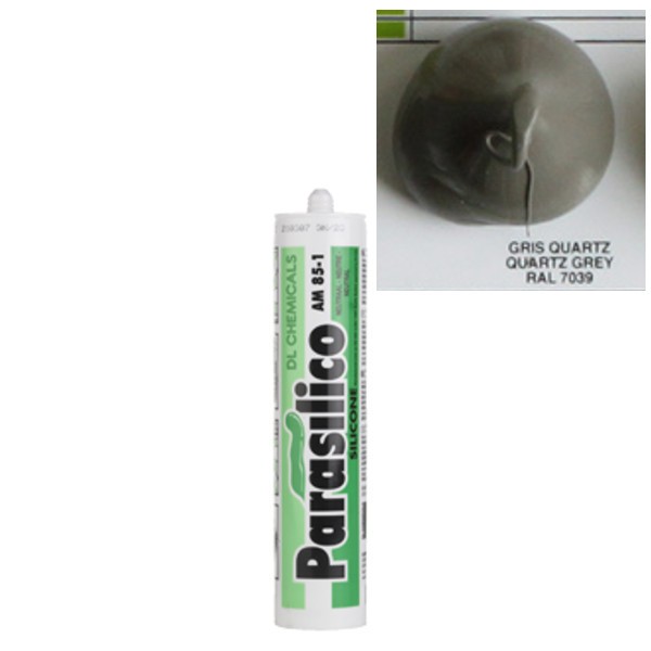Mastic silicone RAL 7039 gris quartz grey Parasilico AM 85-1 - Perffixe  Tools